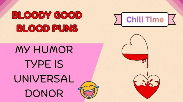 Bloody Good Blood Puns