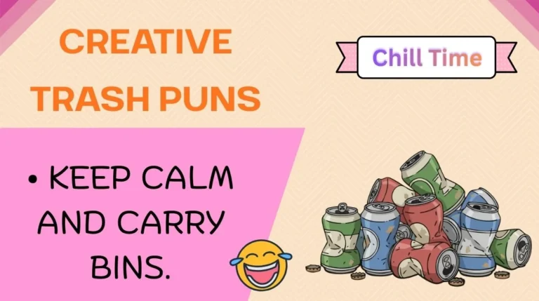 Creative Trash Puns