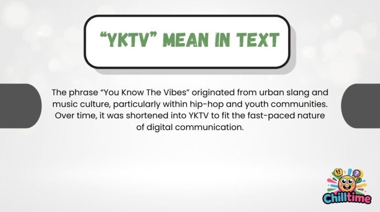 “YKTV” Mean in Text
