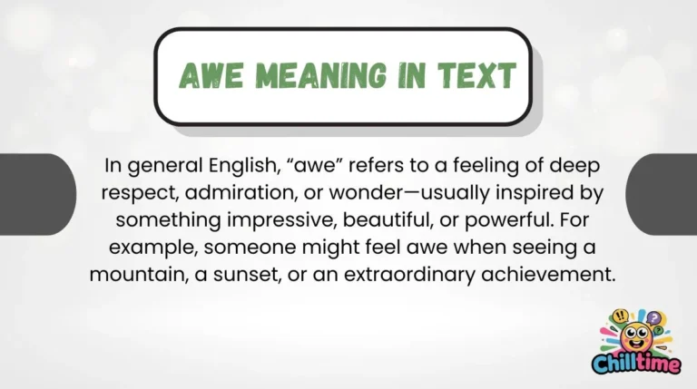 AWE Meaning in Text