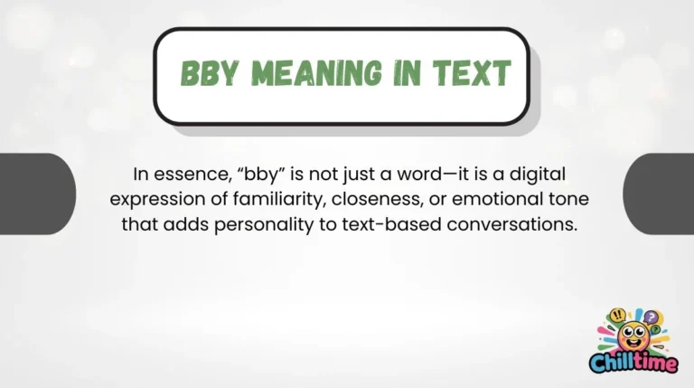 BBY Meaning in Text