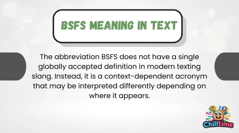 BSFS Meaning in Text