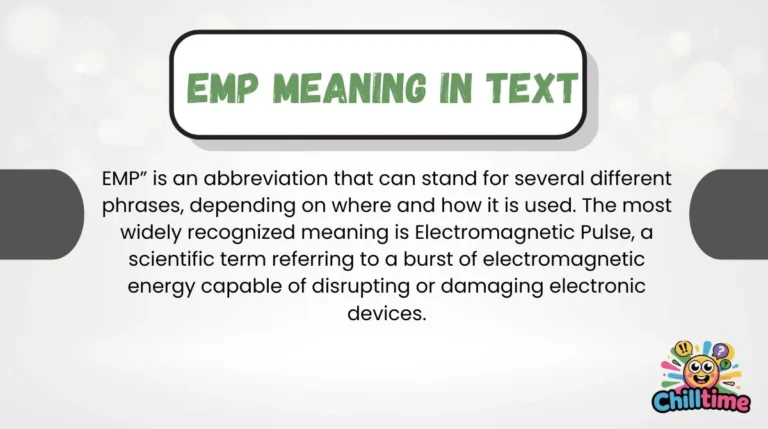EMP Meaning in Text
