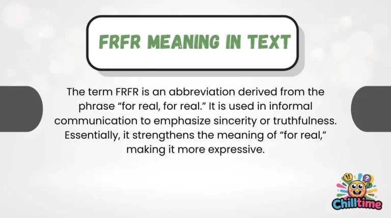 FRFR Meaning in Text
