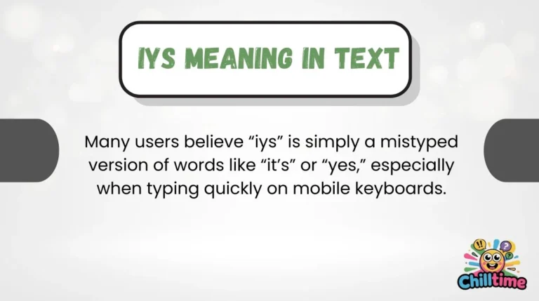 iys Meaning in Text