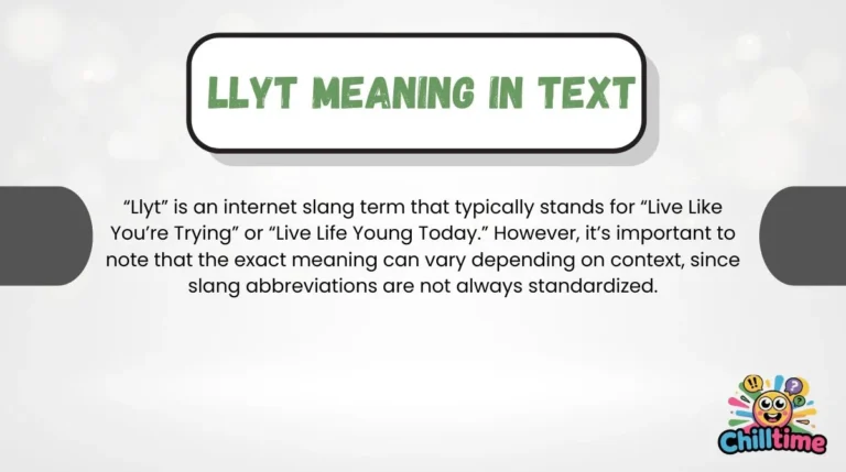 Llyt Meaning in Text