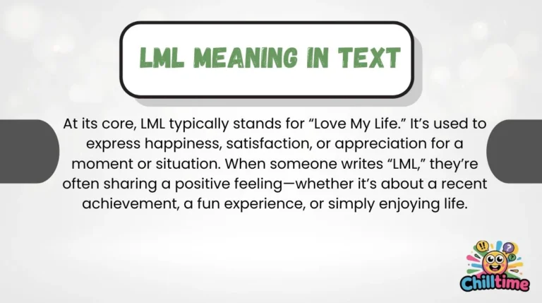 LML Meaning in Text
