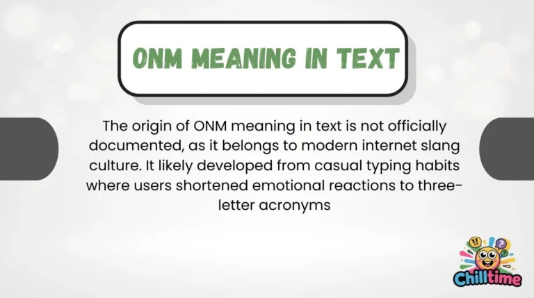 ONM Meaning in Text