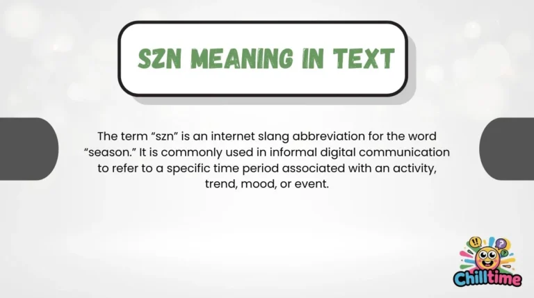SZN Meaning in Text