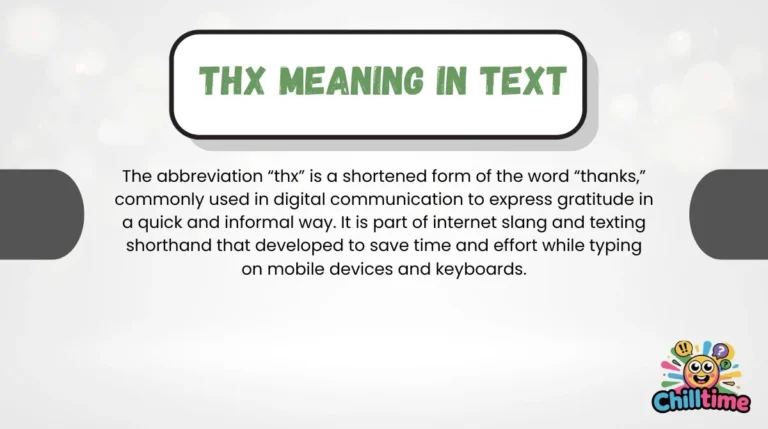 THX Meaning in Text