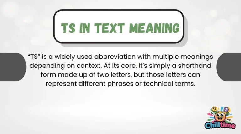 TS in Text Meaning