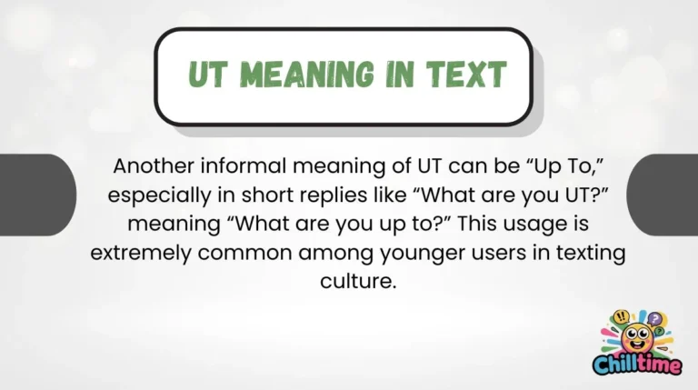 UT Meaning in Text