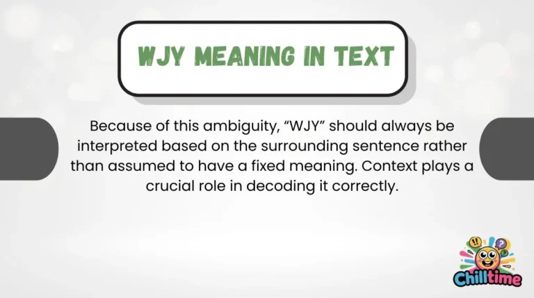 WJY Meaning in Text
