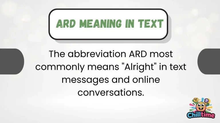ARD Meaning in Text