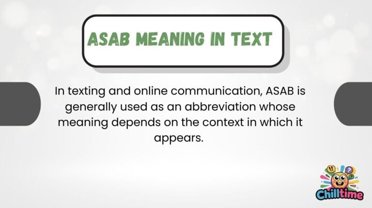 ASAB Meaning in Text