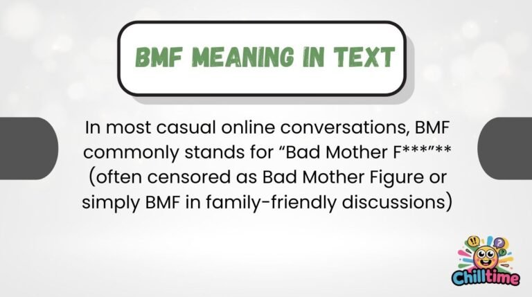 BMF Meaning in Text