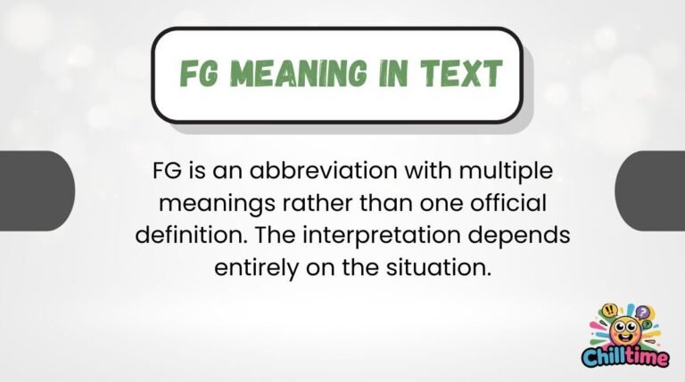FG Meaning in Text
