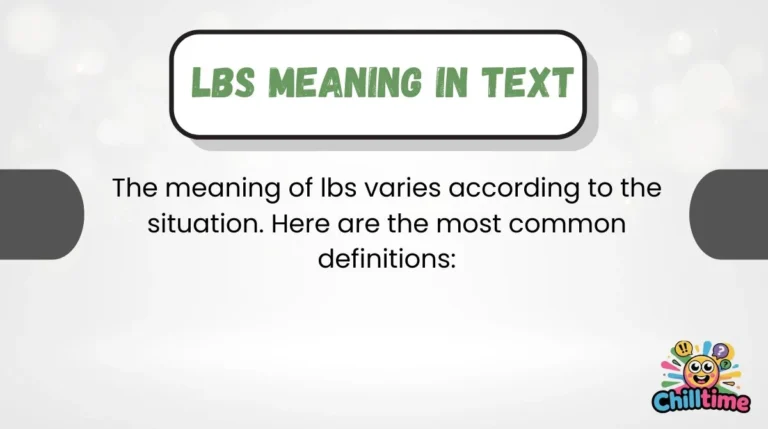 LBS Meaning in Text