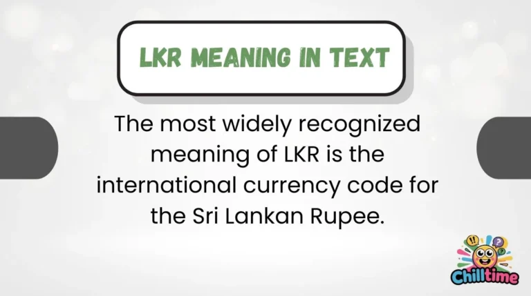 LKR Meaning in Text