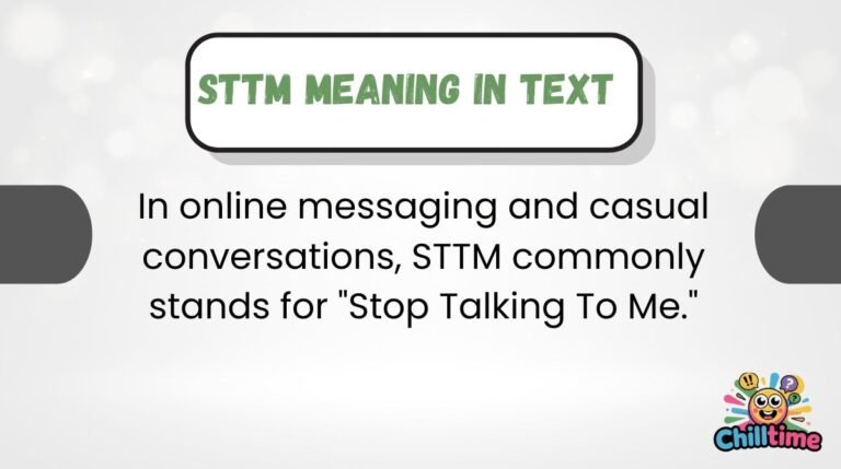 STTM Meaning in Text