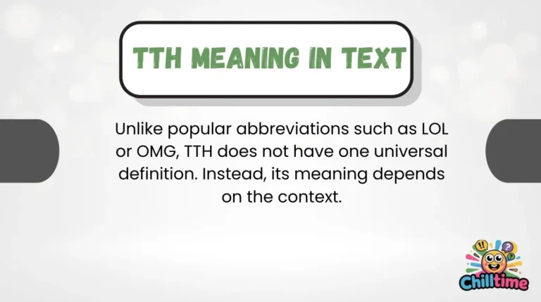 TTH Meaning in Text