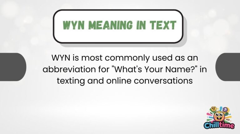 WYN Meaning in Text