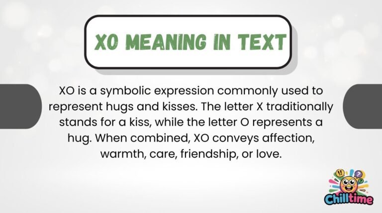XO Meaning in Text